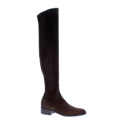 Emalynne Brown Italian Suede Over The Knee Boots<Carl Scarpa Best