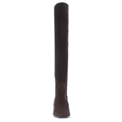 Emalynne Brown Italian Suede Over The Knee Boots<Carl Scarpa Best