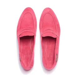 Emarlie Fuchsia Suede Penny Loafers<Carl Scarpa Clearance