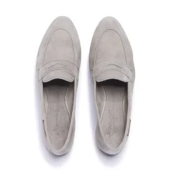 Emarlie Grey Suede Penny Loafers<Carl Scarpa Discount
