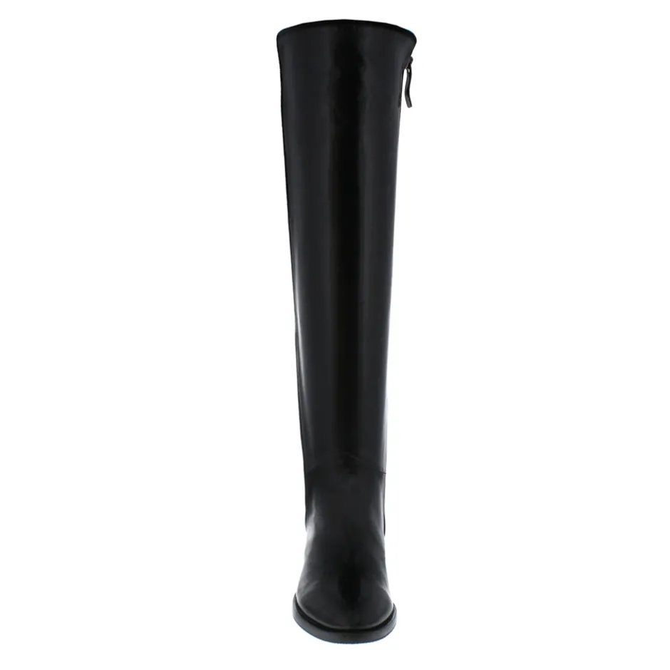 Emma Black Leather Knee-High Boots<Carl Scarpa Sale