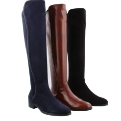 Emma Black Suede Knee-High Boots<Carl Scarpa Sale