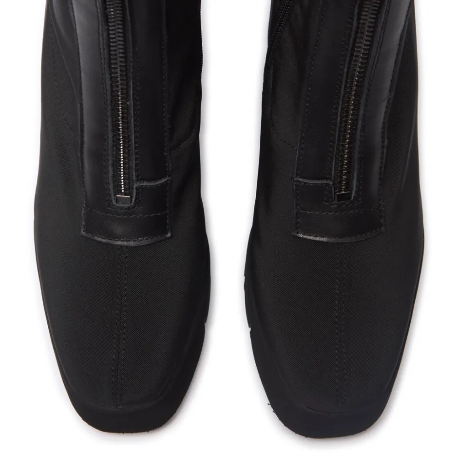 Enrico Black Stretch Ankle Boots<Carl Scarpa Shop