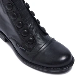 Ester Black Leather Ankle Boots<Carl Scarpa Best Sale