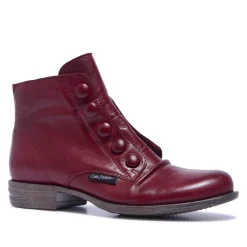 Ester Bordo Leather Ankle Boots<Carl Scarpa New