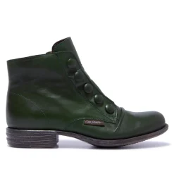 Ester Green Leather Ankle Boots<Carl Scarpa Clearance