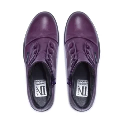 Ester Purple Leather Ankle Boots<Carl Scarpa Flash Sale