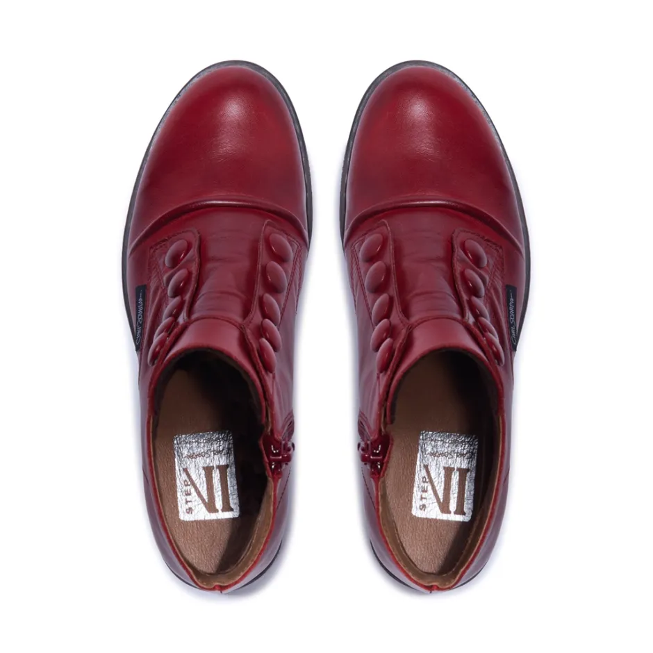 Ester Red Leather Ankle Boots<Carl Scarpa Discount