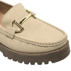 Etana Beige Suede Chunky Loafers<Carl Scarpa Clearance