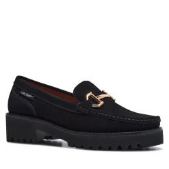 Etana Black Suede Loafers<Carl Scarpa Shop