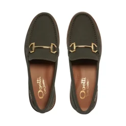 Etana Green Suede Chunky Loafers<Carl Scarpa Online