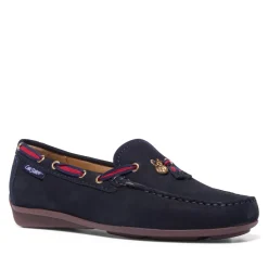 Faris Navy Slip-On Loafers<Carl Scarpa Cheap