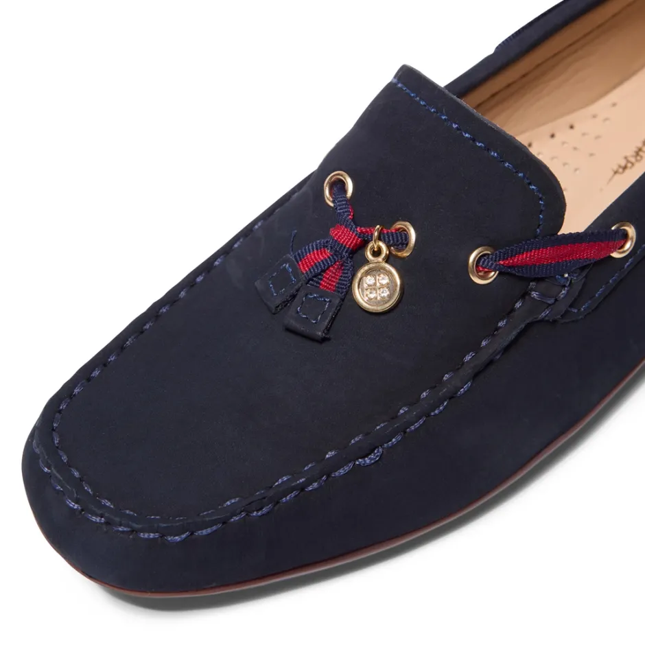 Faris Navy Slip-On Loafers<Carl Scarpa Cheap