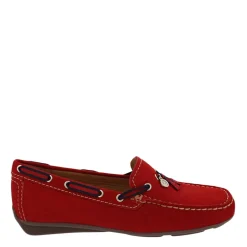 Faris Red Slip-On Tassel Loafers<Carl Scarpa Shop