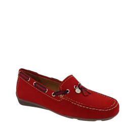 Faris Red Slip-On Tassel Loafers<Carl Scarpa Shop
