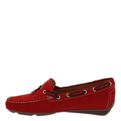 Faris Red Slip-On Tassel Loafers<Carl Scarpa Shop