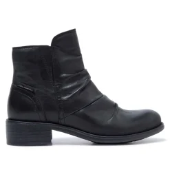 Felice Black Leather Ankle Boots<Carl Scarpa Store