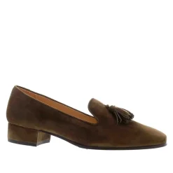 Fiadh Khaki Suede Loafers<Carl Scarpa Best