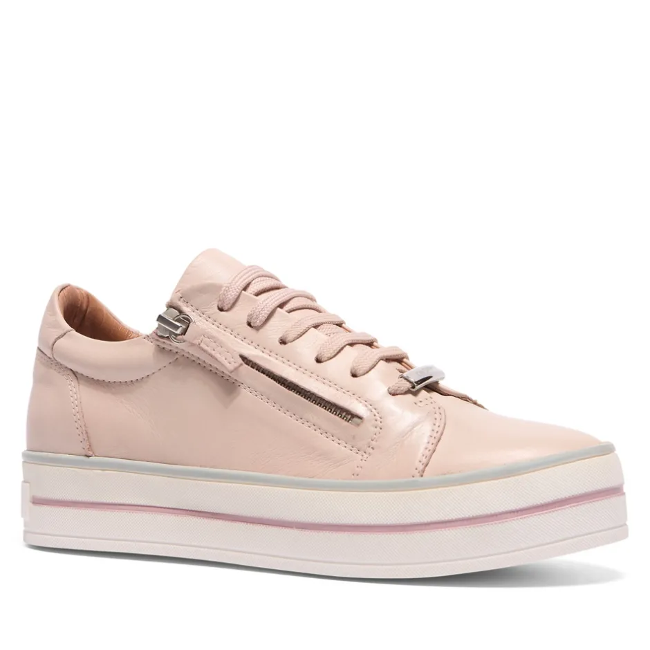 Fissato Blush Leather Trainers<Carl Scarpa Best Sale
