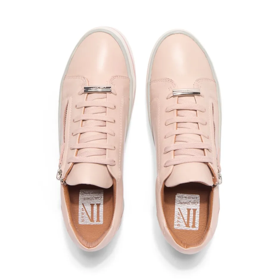 Fissato Blush Leather Trainers<Carl Scarpa Best Sale