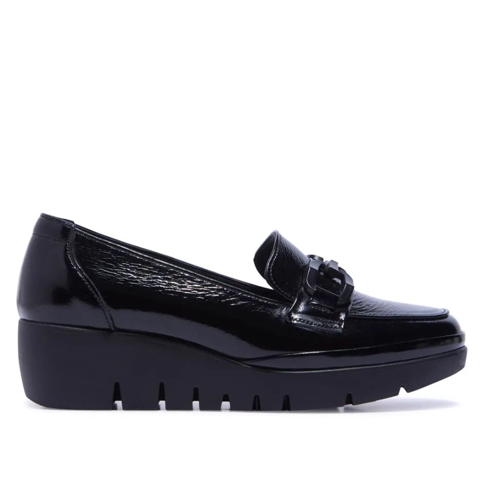 Forza Black Patent Leather Loafers<Carl Scarpa Best