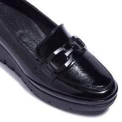 Forza Black Patent Leather Loafers<Carl Scarpa Best