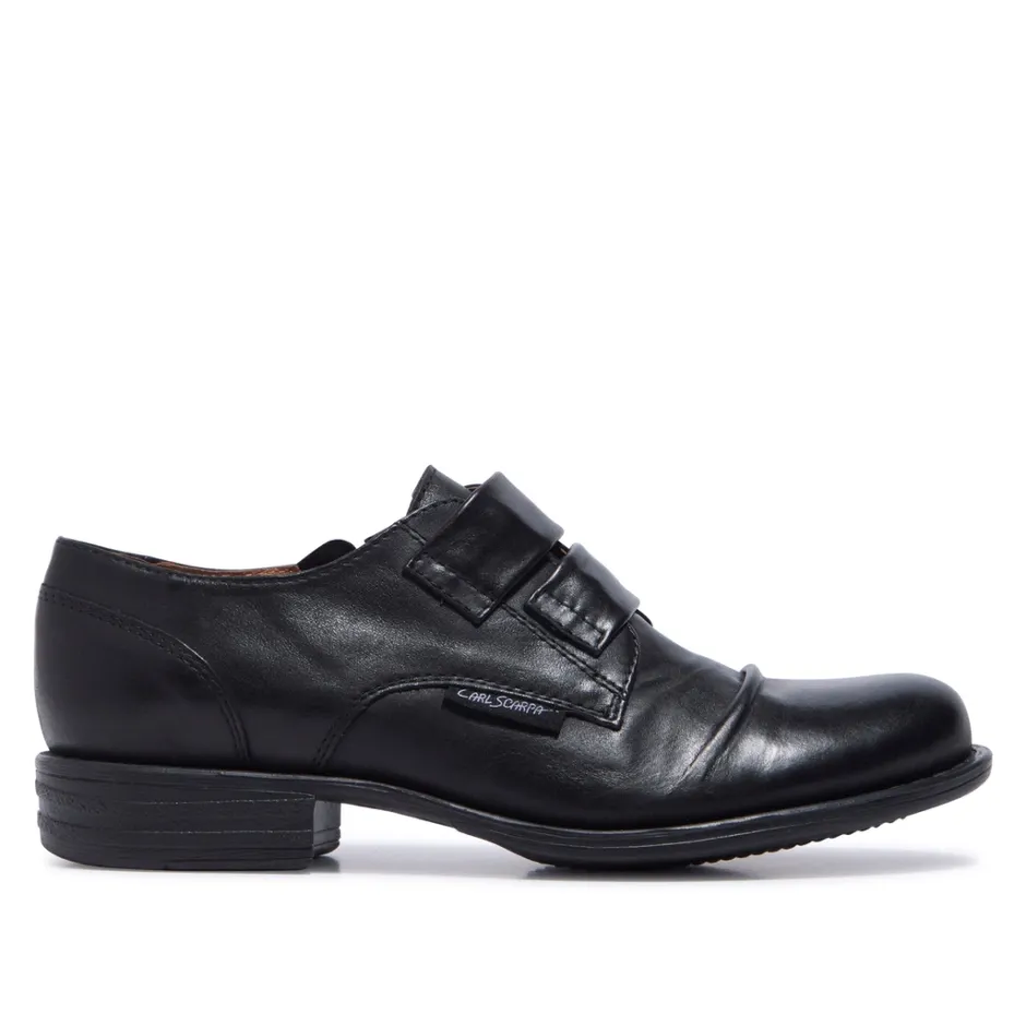 Gabbi Black Leather Loafers<Carl Scarpa Online
