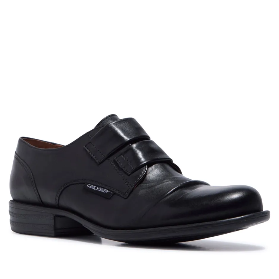 Gabbi Black Leather Loafers<Carl Scarpa Online