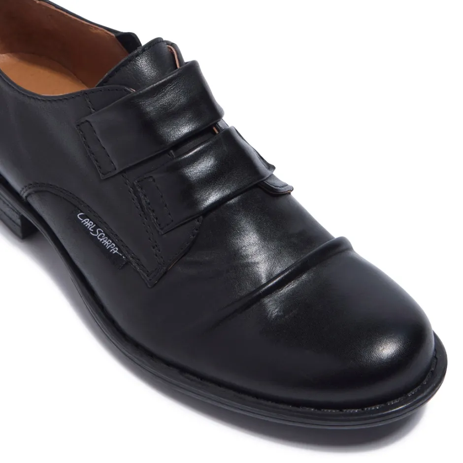 Gabbi Black Leather Loafers<Carl Scarpa Online