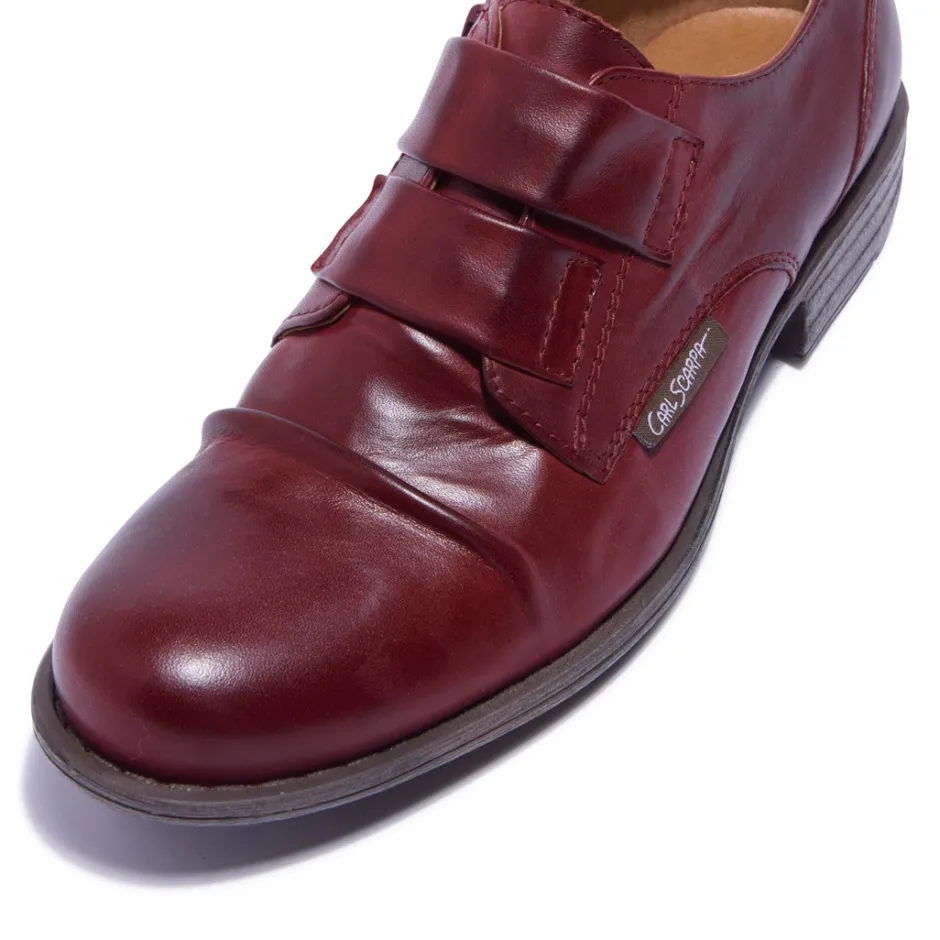Gabbi Bordo Leather Loafers<Carl Scarpa Hot