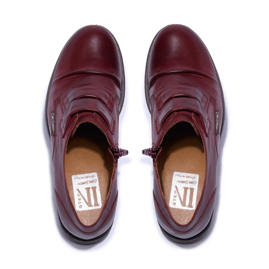 Gabbi Bordo Leather Loafers<Carl Scarpa Hot