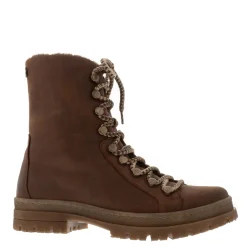 Granada Brown Leather Lace Up Ankle Boots<Carl Scarpa Flash Sale