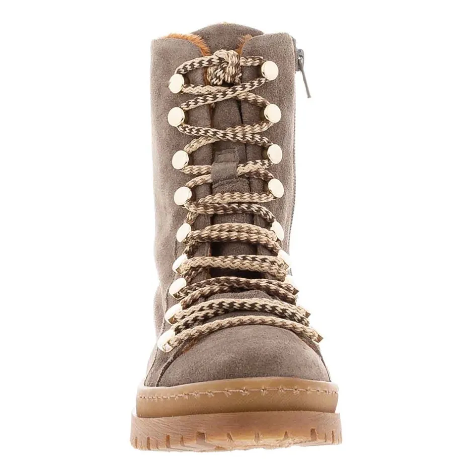 Granada Taupe Suede Lace Up Ankle Boots<Carl Scarpa Online