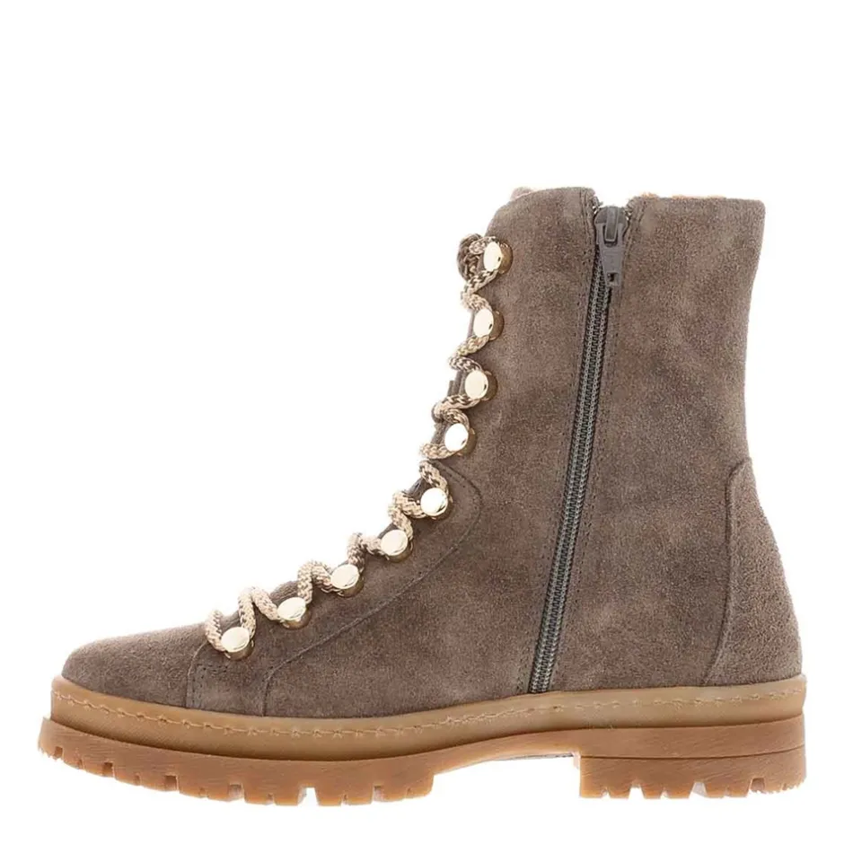 Granada Taupe Suede Lace Up Ankle Boots<Carl Scarpa Online