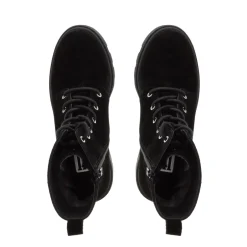 Gusto Black Suede Lace Up Ankle Boots<Carl Scarpa Best