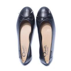 Hosanna Black Leather Ballet Flats<Carl Scarpa Cheap
