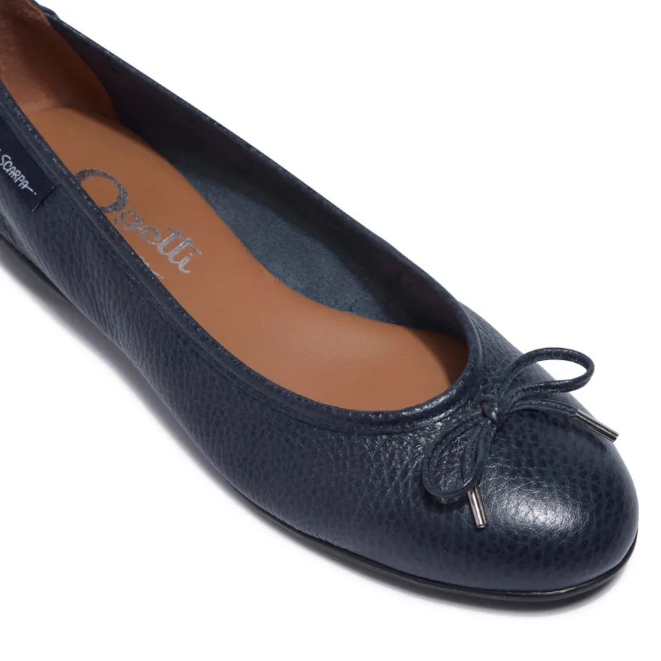 Hosanna Navy Leather Loafers<Carl Scarpa Best Sale