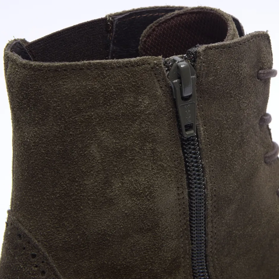 Isla Green Suede Ankle Boots<Carl Scarpa Discount