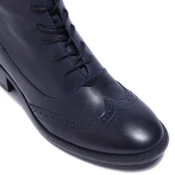Isla Navy Leather Ankle Boots<Carl Scarpa Discount
