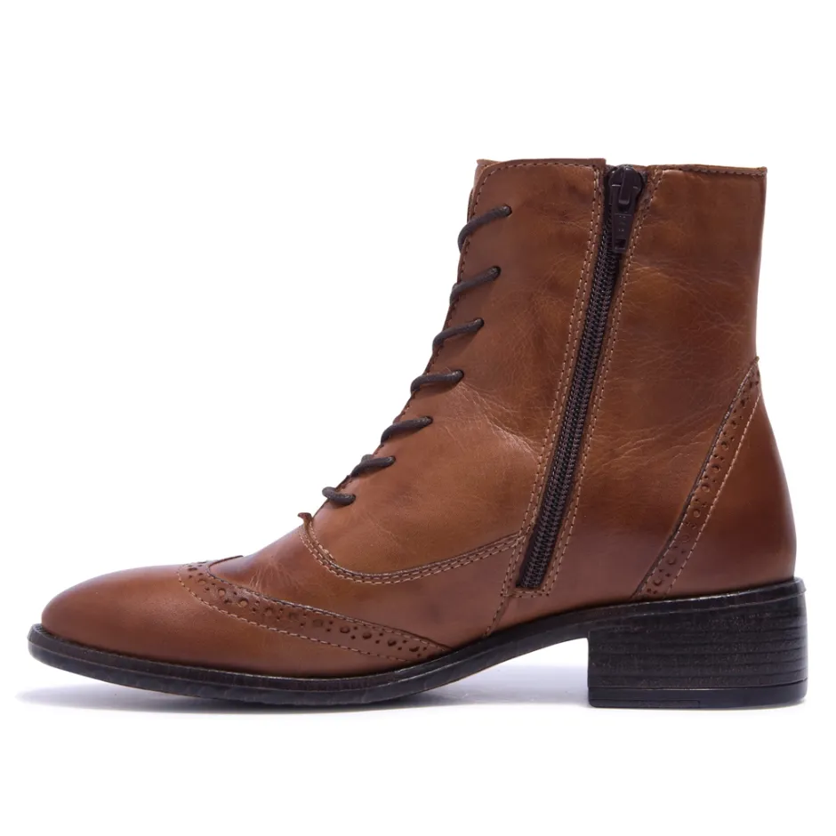 Isla Tan Leather Ankle Boots<Carl Scarpa New