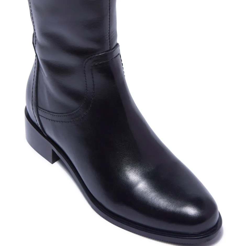 Jolette Black Leather Boots<Carl Scarpa Best