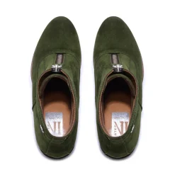 Kelania Green Suede Ankle Boots<Carl Scarpa Best