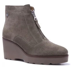 Kelania Grey Suede Ankle Boots<Carl Scarpa Cheap