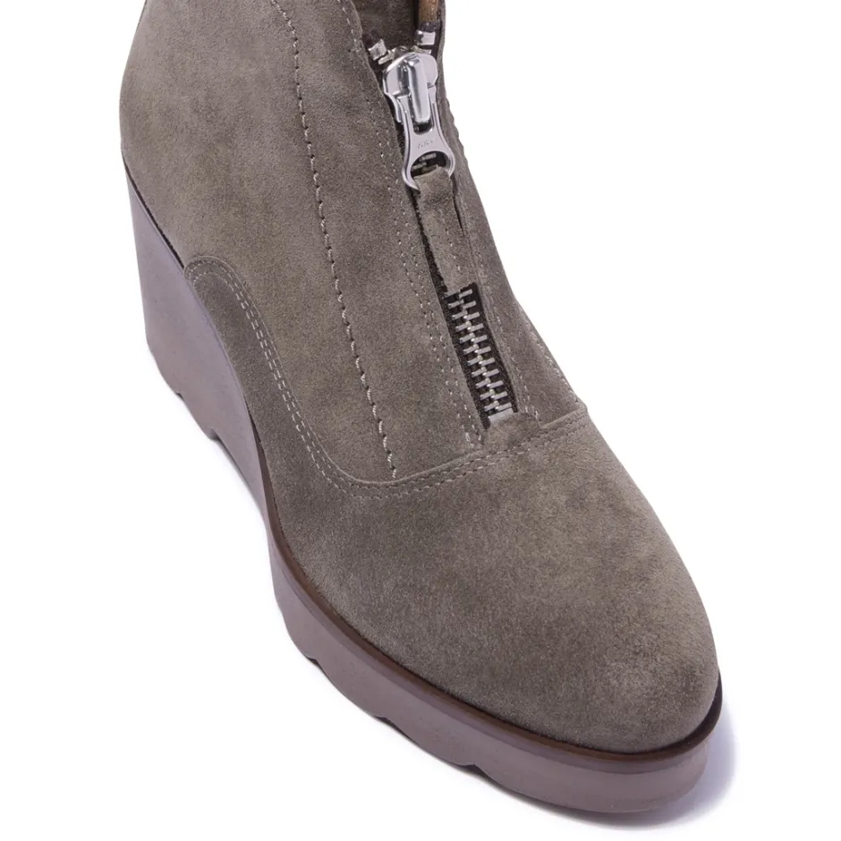 Kelania Grey Suede Ankle Boots<Carl Scarpa Cheap
