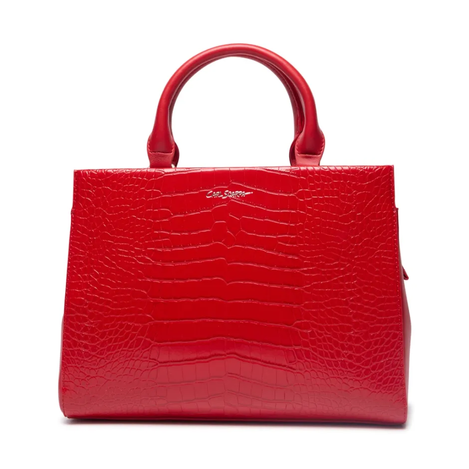 Kleo Red Croc Handbag<Carl Scarpa Cheap
