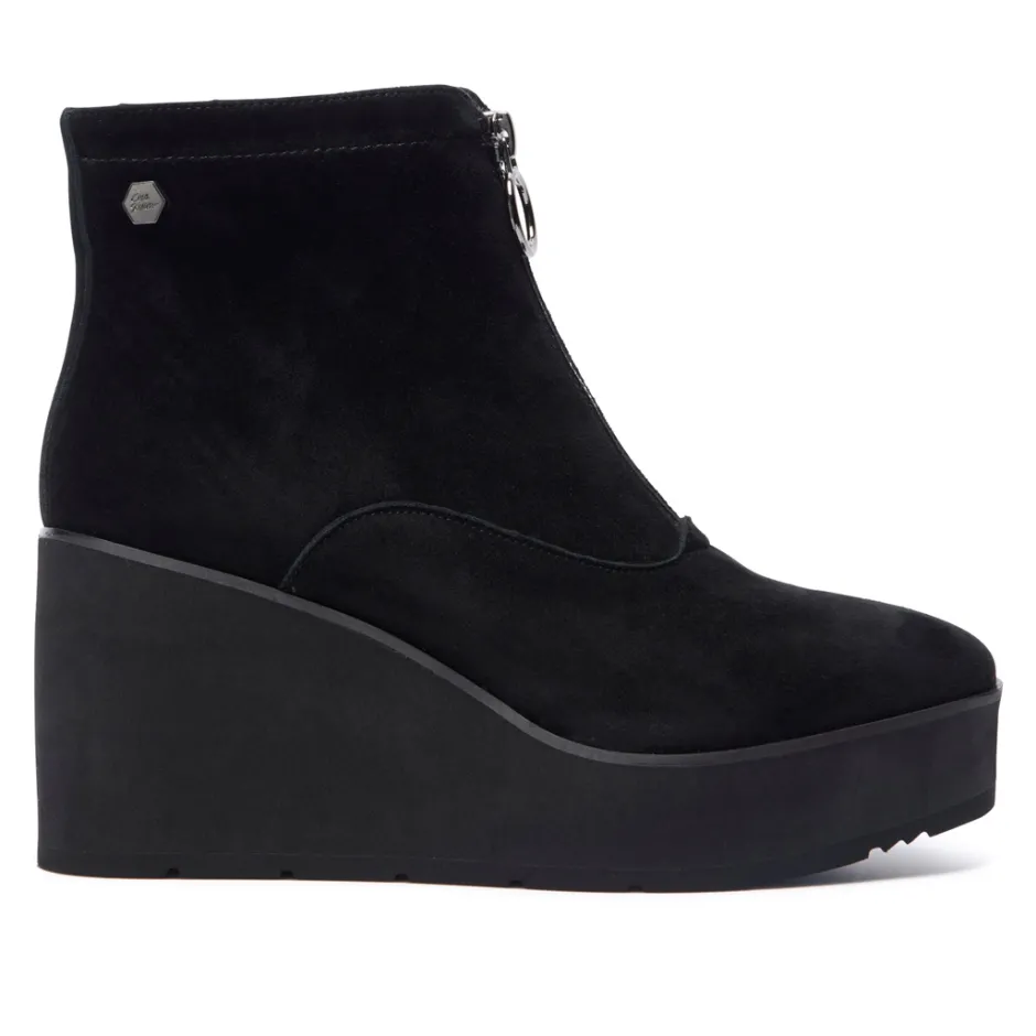 Koliana Black Suede Ankle Boots<Carl Scarpa Best Sale