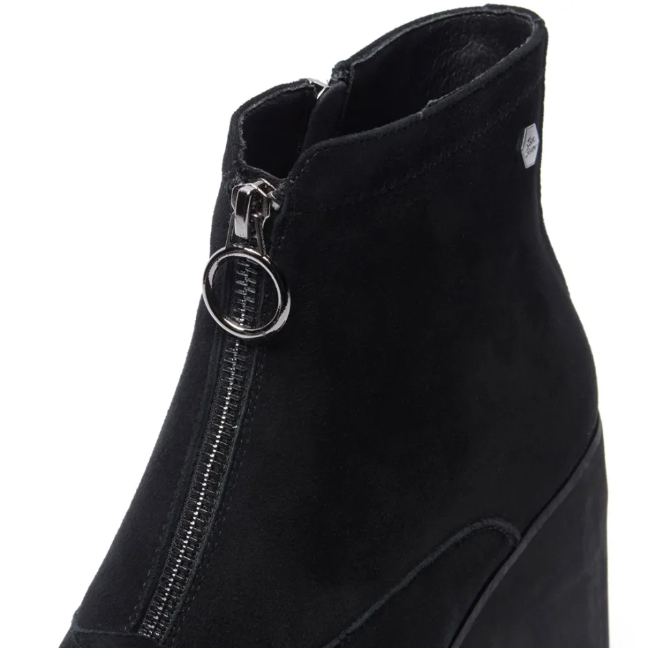 Koliana Black Suede Ankle Boots<Carl Scarpa Best Sale