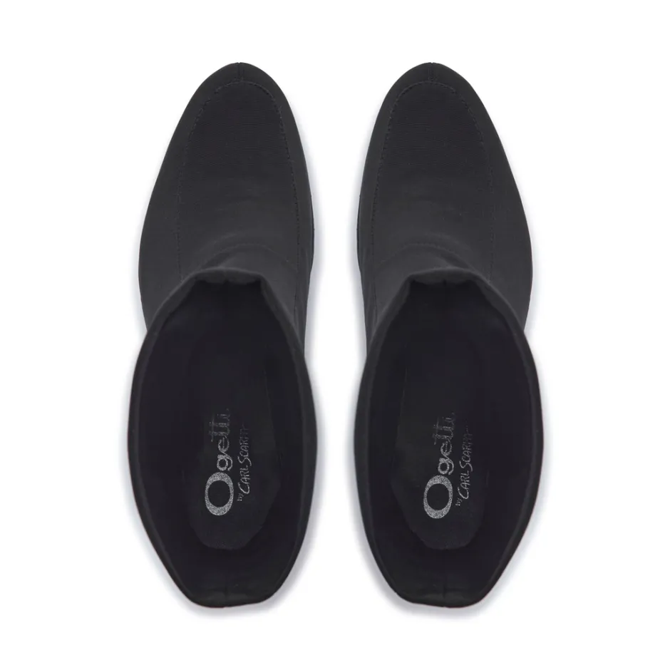 Lainie Black Textile Ankle Boots<Carl Scarpa Cheap