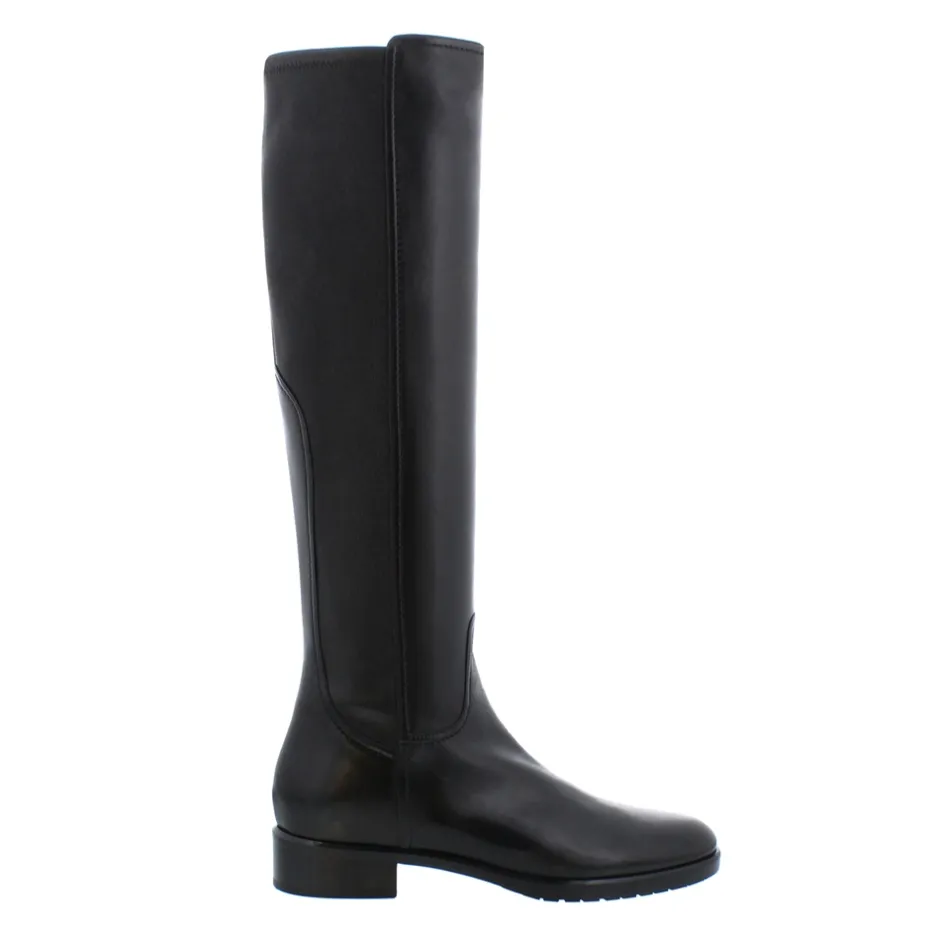 Lara Black Leather Knee-High Boots<Carl Scarpa Flash Sale