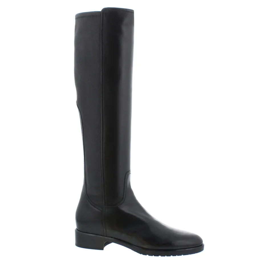 Lara Black Leather Knee-High Boots<Carl Scarpa Flash Sale